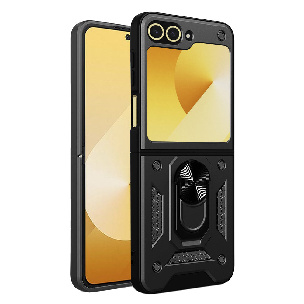 Husa de protectie Techsuit CamShield Series compatibil cu Samsung Galaxy Z Flip6 / Flip7 FE, Negru