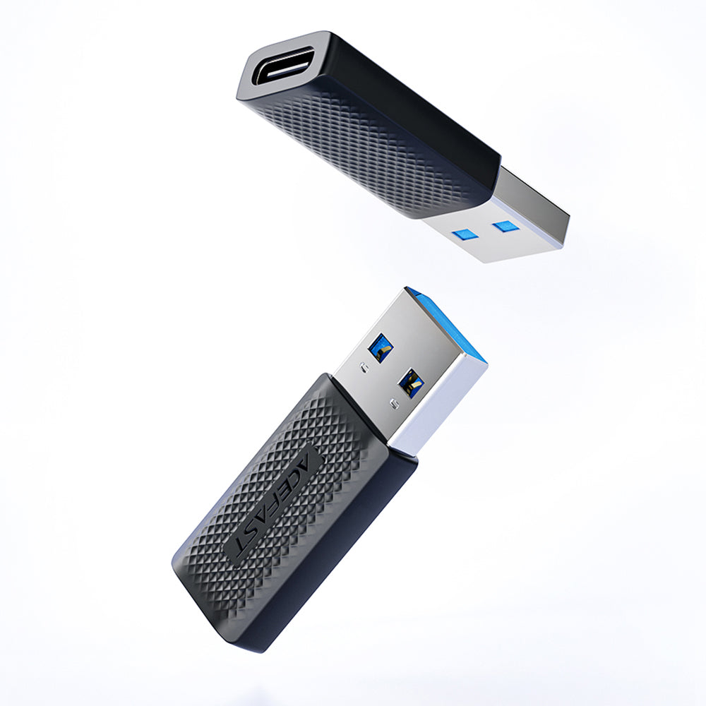 Acefast - Adapter (J2) - Type-C to USB 3.0, Fast Charging, Data Transmission, 5Gbps - Black