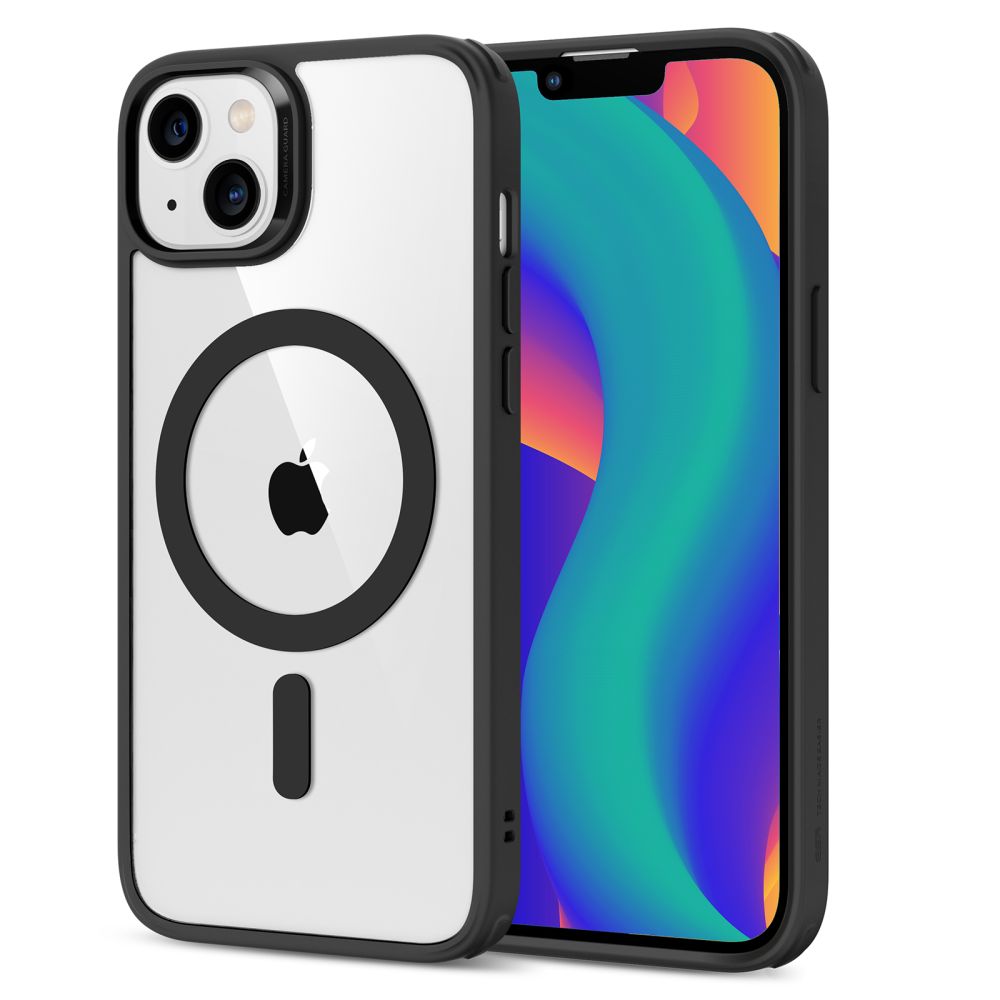 ESR Husa de protectie ESR Classic Hybrid HaloLock compatibil cu iPhone 14 / iPhone 13, Transparent Black
