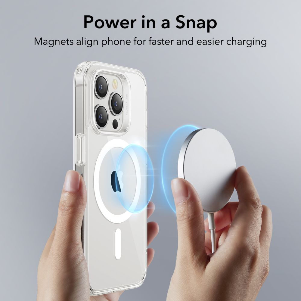 ESR - Classic Hybrid HaloLock - iPhone 14 Pro - Clear