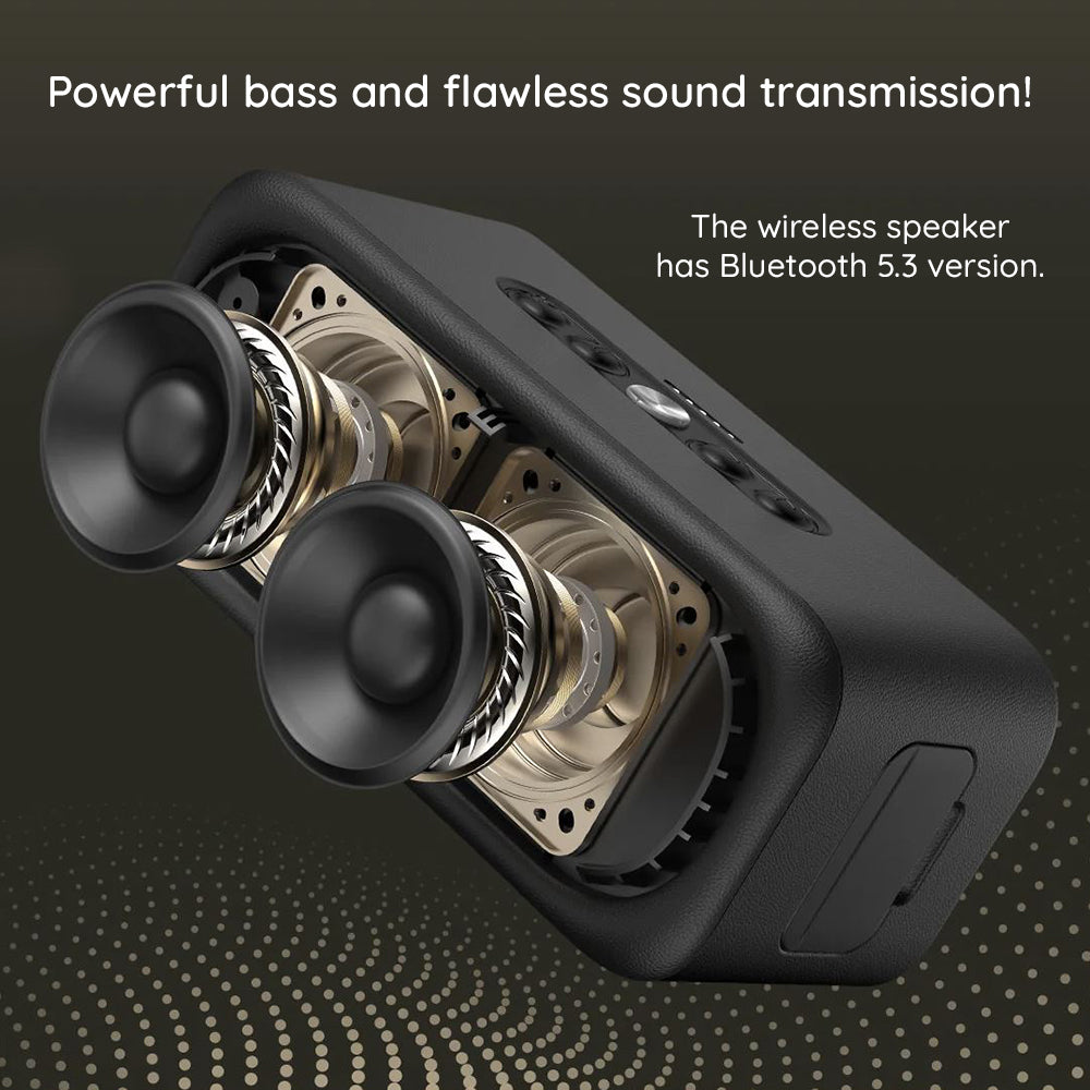 Havit - Wireless Speaker (SK905BT) - Type-C, Bluetooth 5.3, TWS, TF, AUX, Hands-Free Call, IPX7, 2000mAh - Black