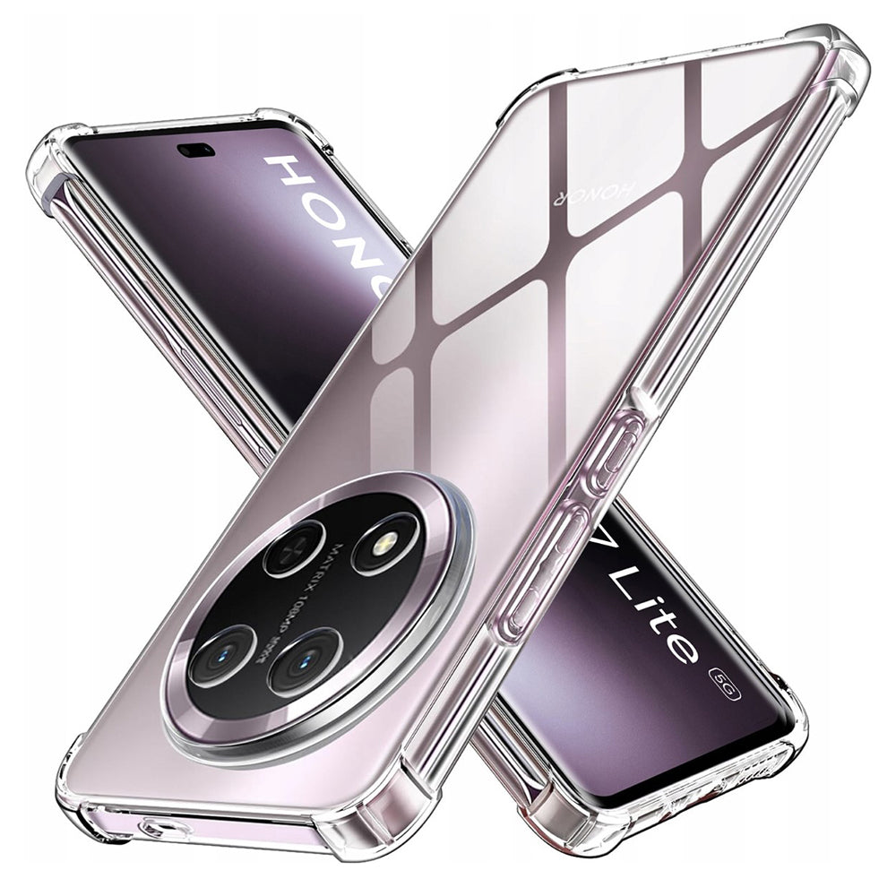Techsuit - Shockproof Clear Silicone - Honor Magic7 Lite / X9c - Clear