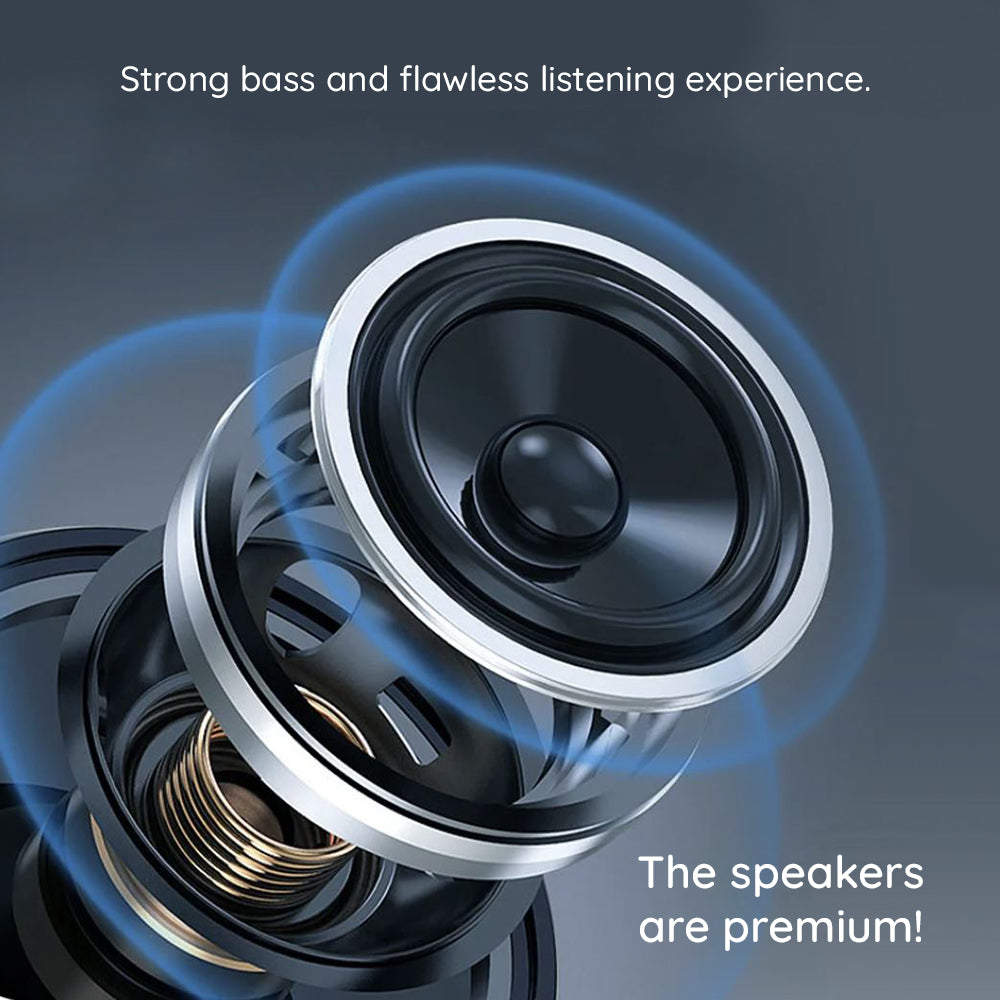 Havit - Wireless Speaker (SK809BT) - USB-C, Bluetooth 5.3, TWS, TF, USB, FM, AUX, Hands-Free Call, RGB, IPX5, 1200mAh - 