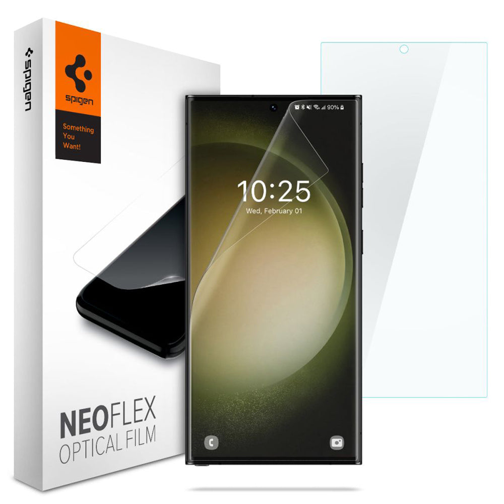 Spigen - (2 pack) Neo Flex (AFL05943) - Samsung Galaxy S23 Ultra - Clear