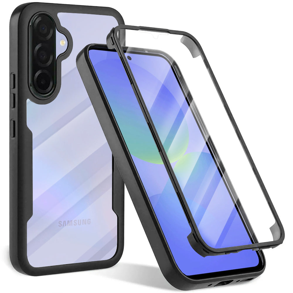 Techsuit - ColorVerse 360 Series + Screen Protector - Samsung Galaxy A36 5G / A56 5G - Black