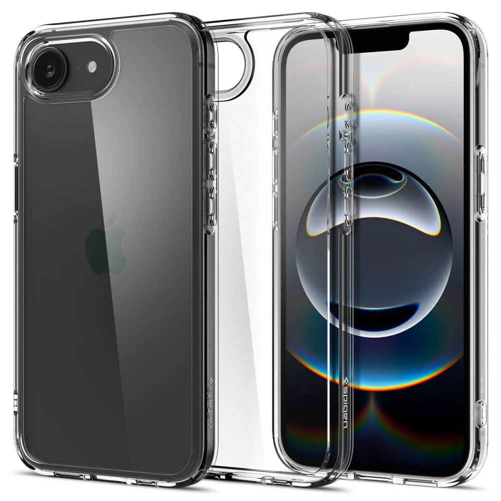 Spigen Husa de protectie Spigen Ultra Hybrid (ACS09160) compatibil cu iPhone 16e / iPhone 17e, Crystal Clear