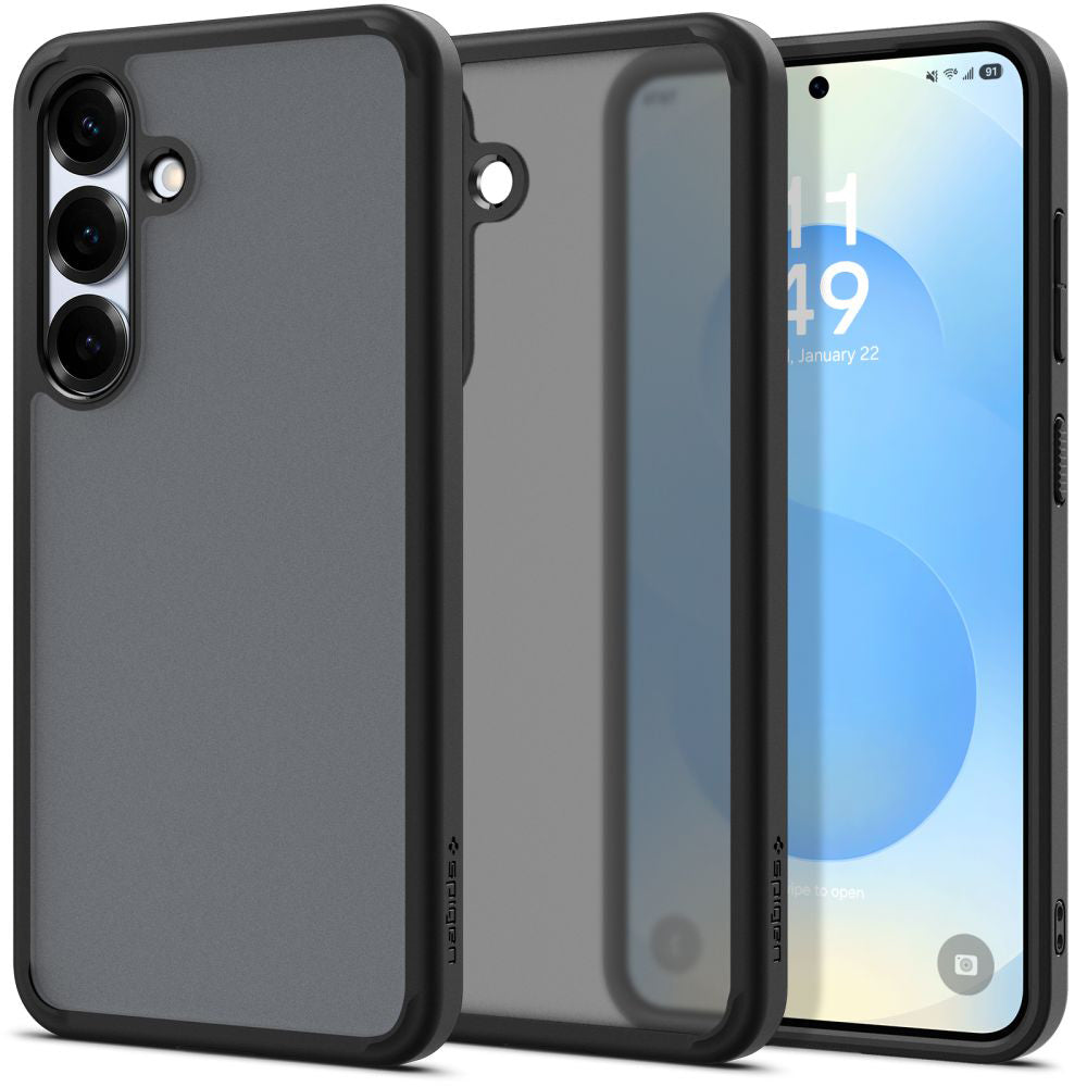 Spigen Husa de protectie Spigen Ultra Hybrid (ACS09007) compatibil cu Samsung Galaxy S25, Frost Black