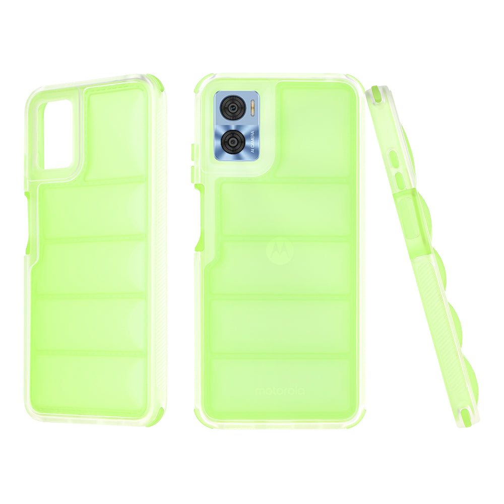 Techsuit - Wave Shield - Motorola Moto E22 / Moto E22i - Green