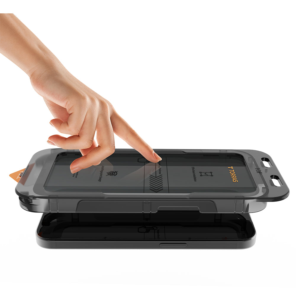 Torras - GlassGo Install Master Privacy - iPhone 16 - Black