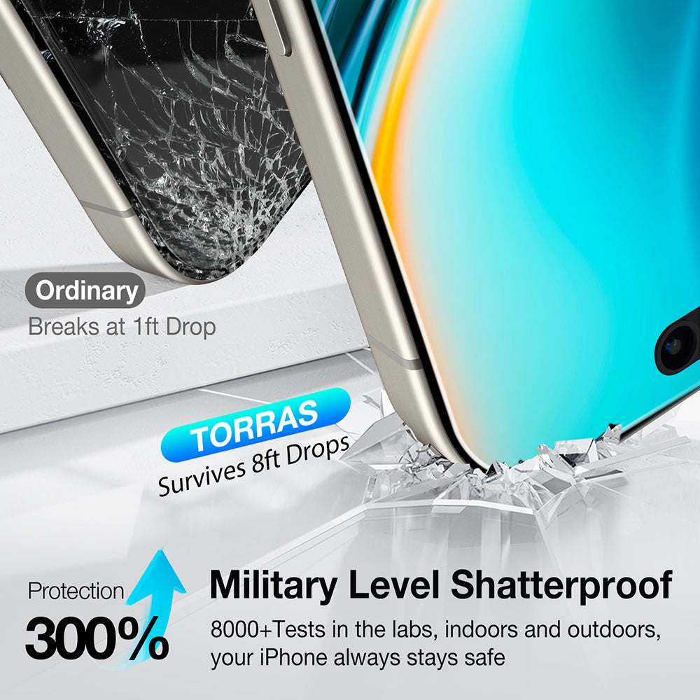 Torras - GlassGo Install Master Privacy - iPhone 16 Plus - Black