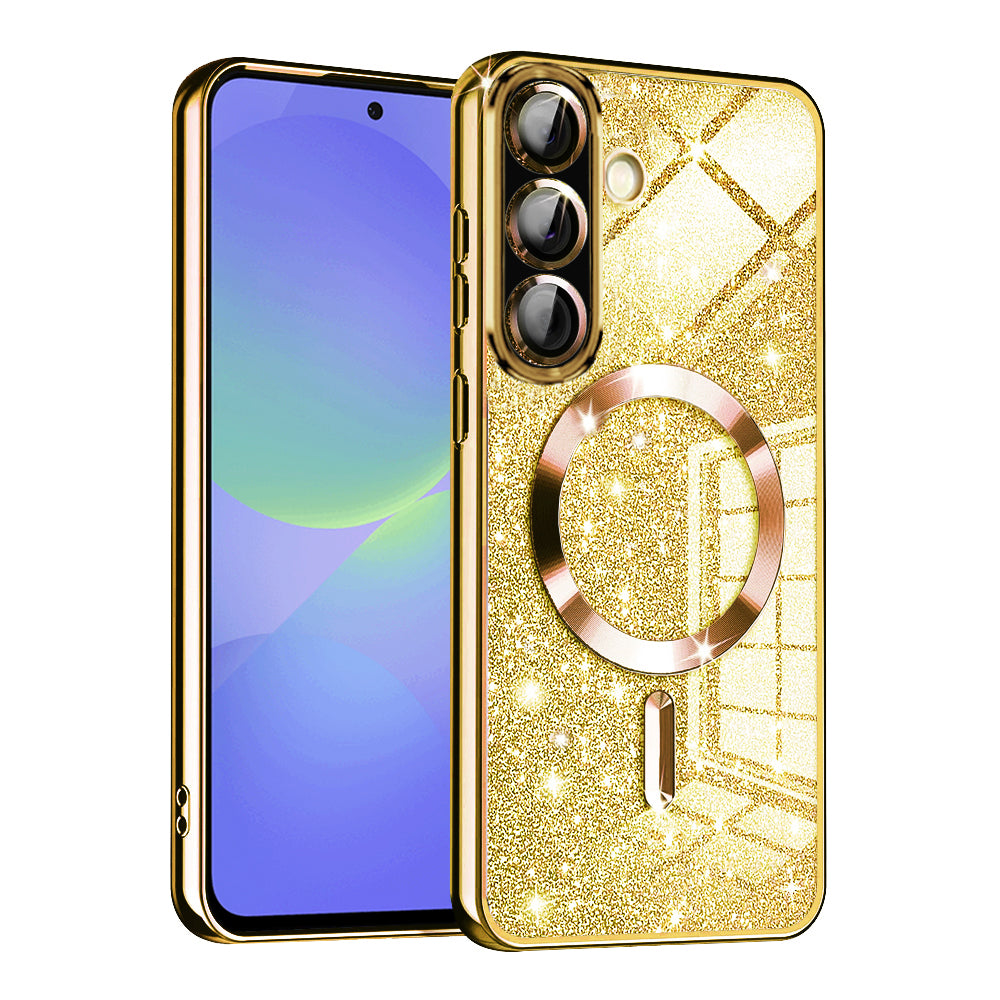 Techsuit - Luxury Glitter MagSafe - Samsung Galaxy A36 5G / A56 5G - Gold
