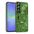 Techsuit - Luxury Glitter MagSafe - Samsung Galaxy A36 5G / A56 5G - Deep Green