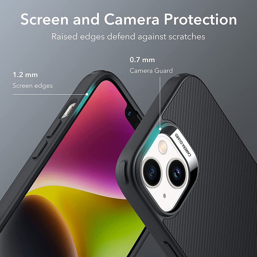 ESR - Air Shield Boost Kickstand - iPhone 14 Plus - Translucent Black