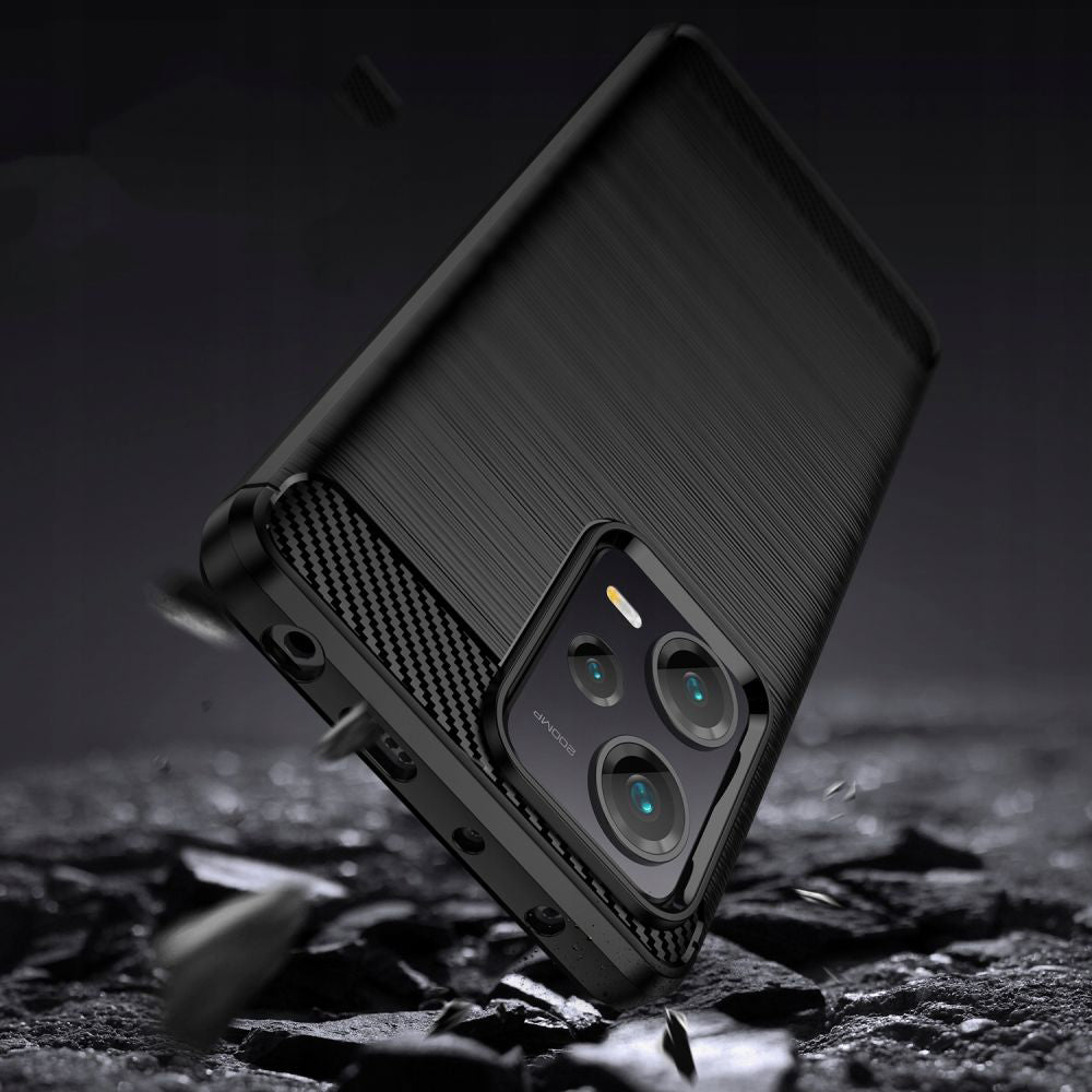 Techsuit - Carbon Silicone - Xiaomi Redmi Note 12 5G / Poco X5 - Black
