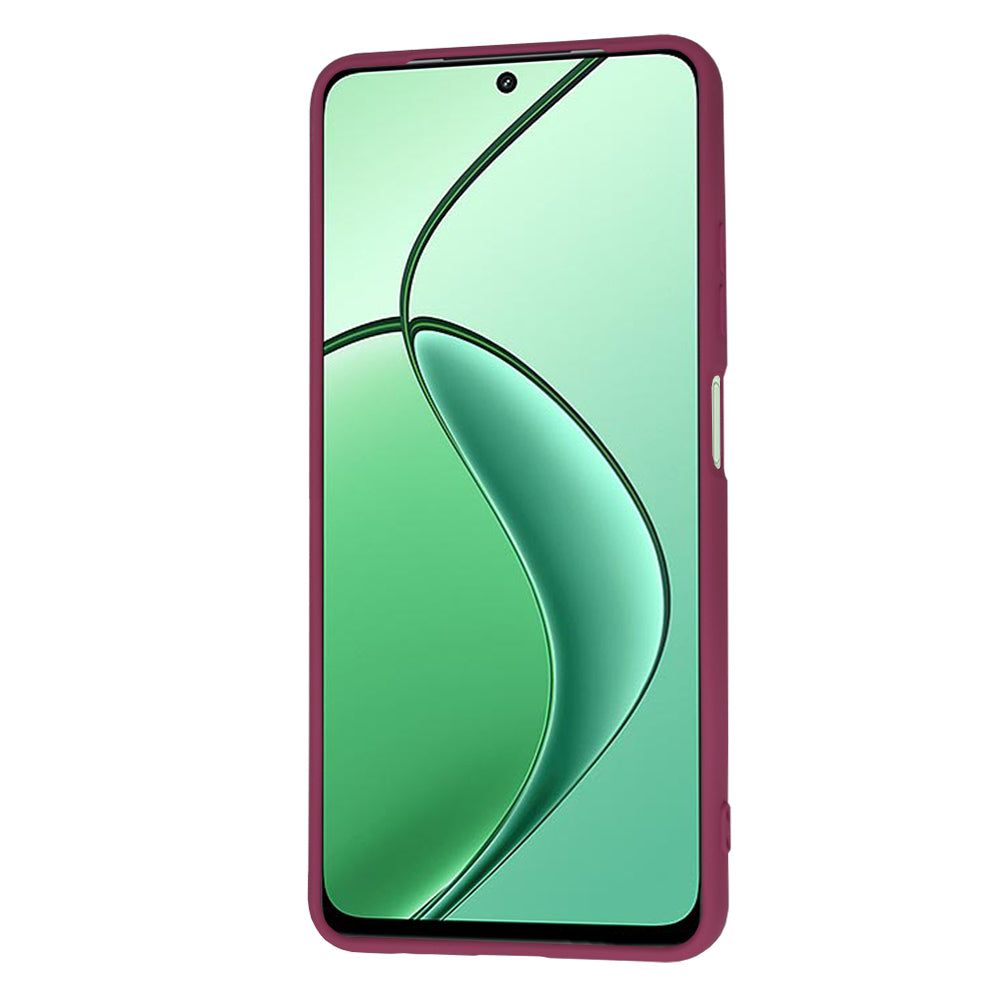 Techsuit - SoftFlex - Realme 12 / 12x - Plum Red