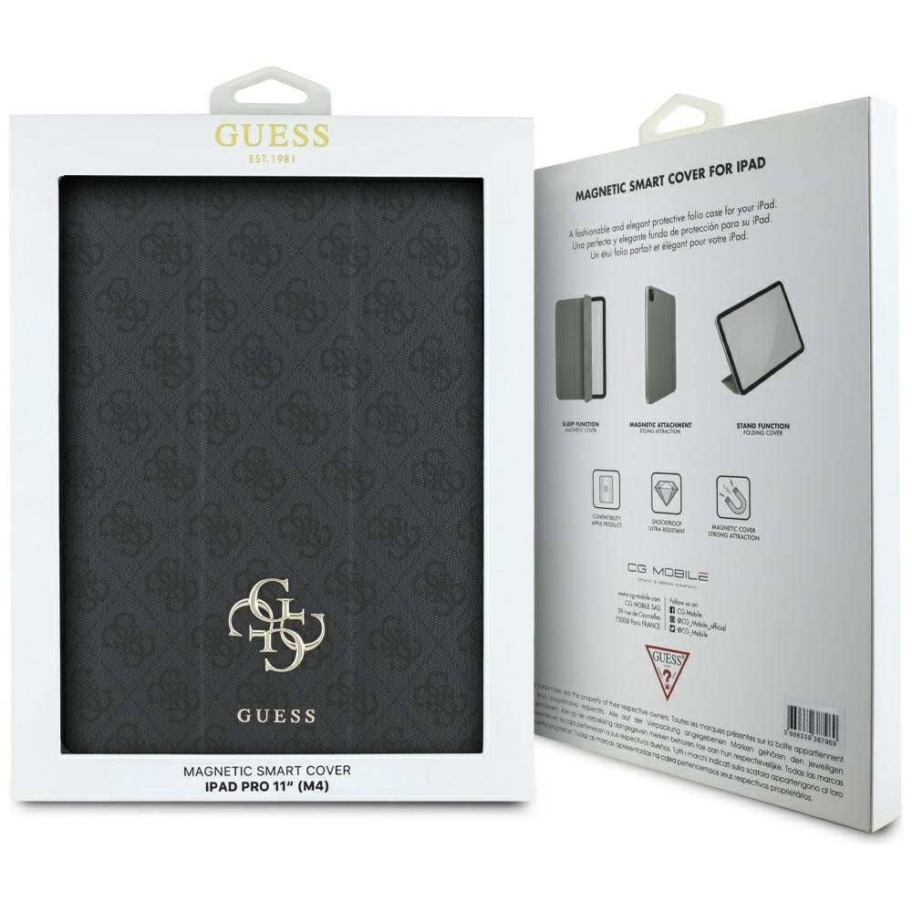 Guess - Magnetic 4G Big Logo (GUFC11PM24PS4SGK) - iPad Pro 11 (2024) / iPad Pro 11 (2025) - Black