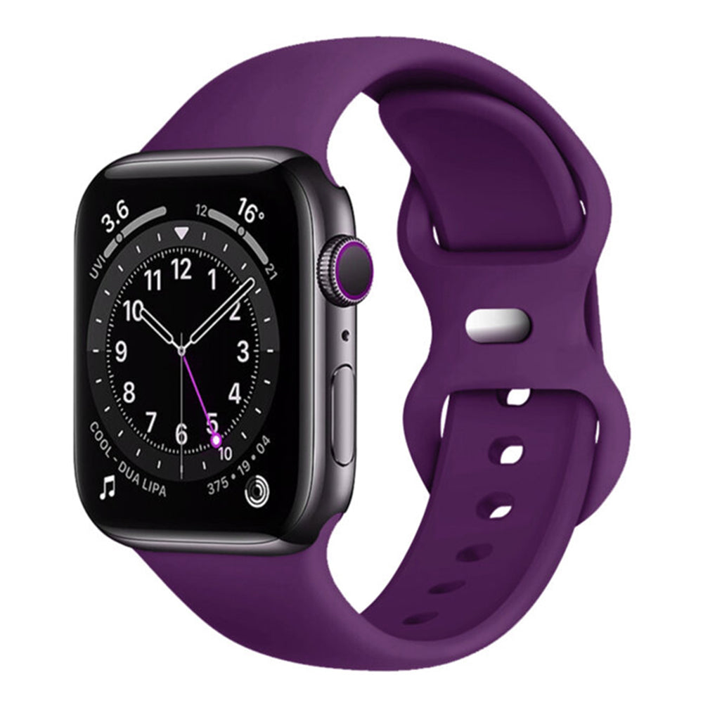 Techsuit - Watchband (W031) - Apple Watch 1/2/3/4/5/6/7/8/9/10/11/SE/SE 2/SE 3/Ultra/2/3 (42/44/45/46/49mm) - Dark Purpl