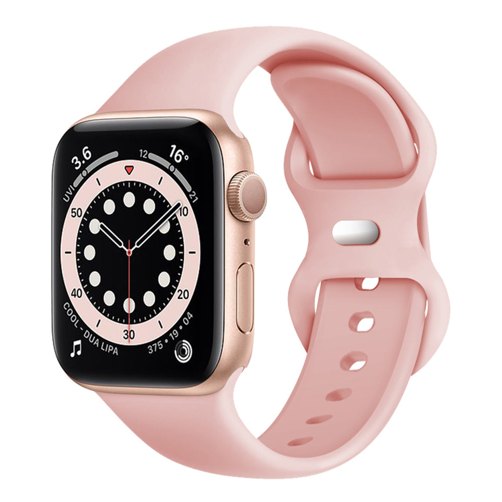 Techsuit - Watchband (W031) - Apple Watch 1/2/3/4/5/6/7/8/9/10/11/SE/SE 2/SE 3/Ultra/2/3 (42/44/45/46/49mm) - Light Pink