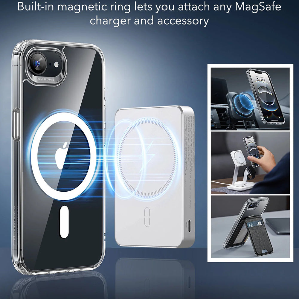 ESR - Classic Hybrid HaloLock - iPhone 16e / iPhone 17e - Clear