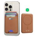 ESR - Premium Wallet Classic Geo MagSafe (2K64402) - Smart 4 Cards Storage, Made from Artificial Leather - Caramel Brown