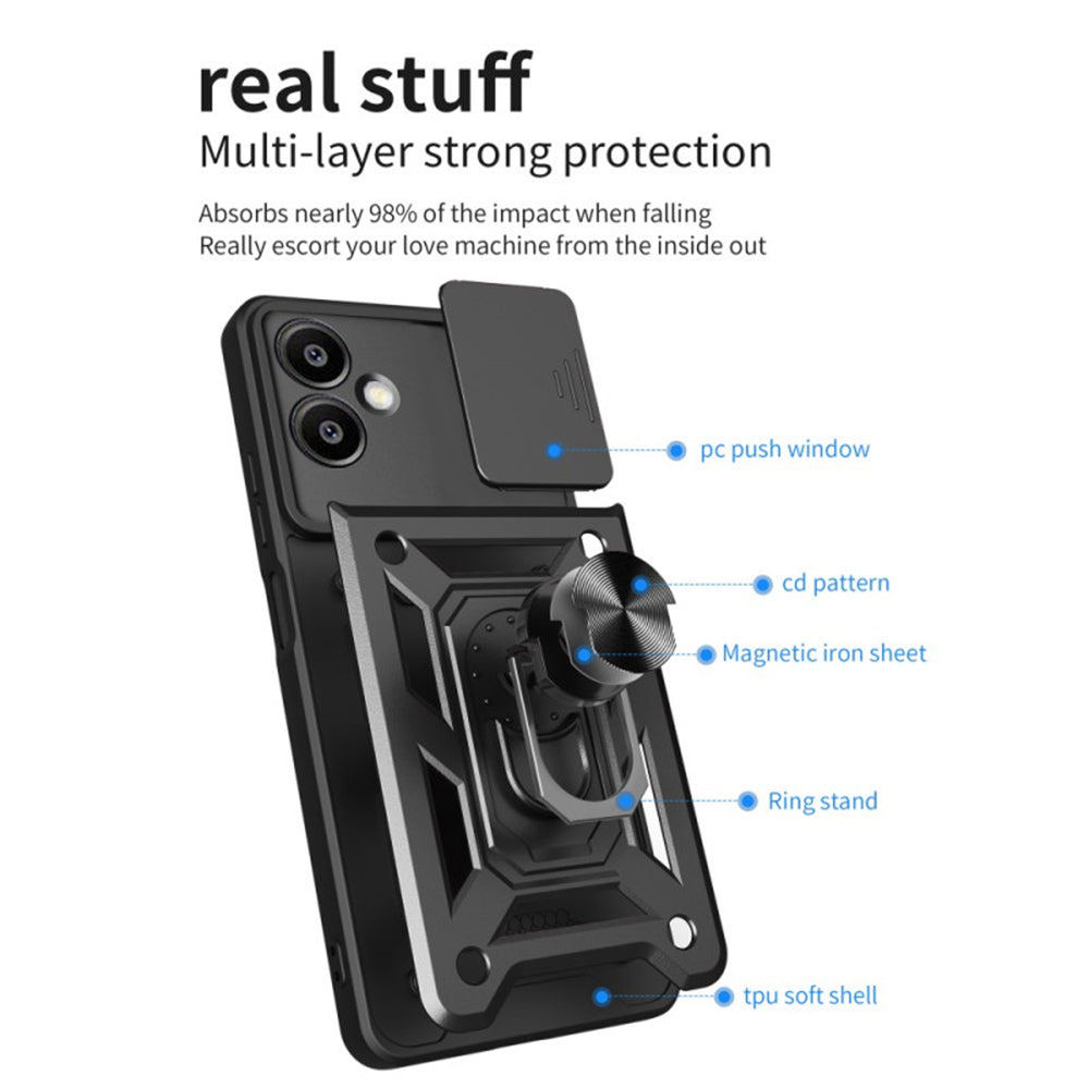 Techsuit - CamShield Series - Samsung Galaxy S25 Edge - Rose Gold