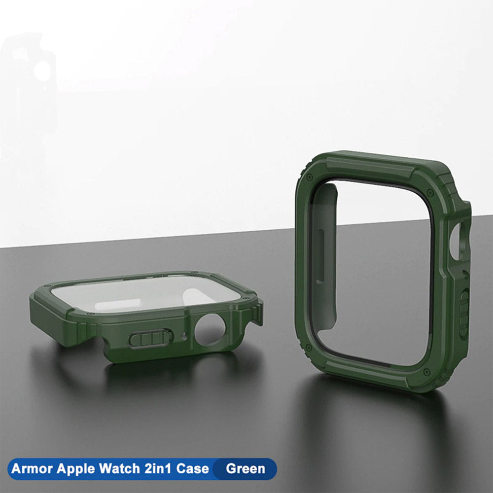 Lito - Watch Armor 360 Case + Screen Protector - Apple Watch 1 / 2 / 3 (38mm) - Green