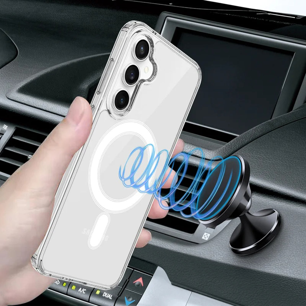 TechSuit Husa de protectie Techsuit MagSafe Pro compatibil cu Samsung Galaxy S24 Plus, Transparent – imagine 2