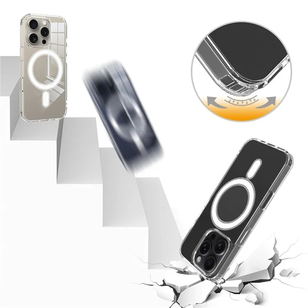 TechSuit Husa de protectie Techsuit MagSafe Pro compatibil cu iPhone 16 Pro Max, Transparent – imagine 4