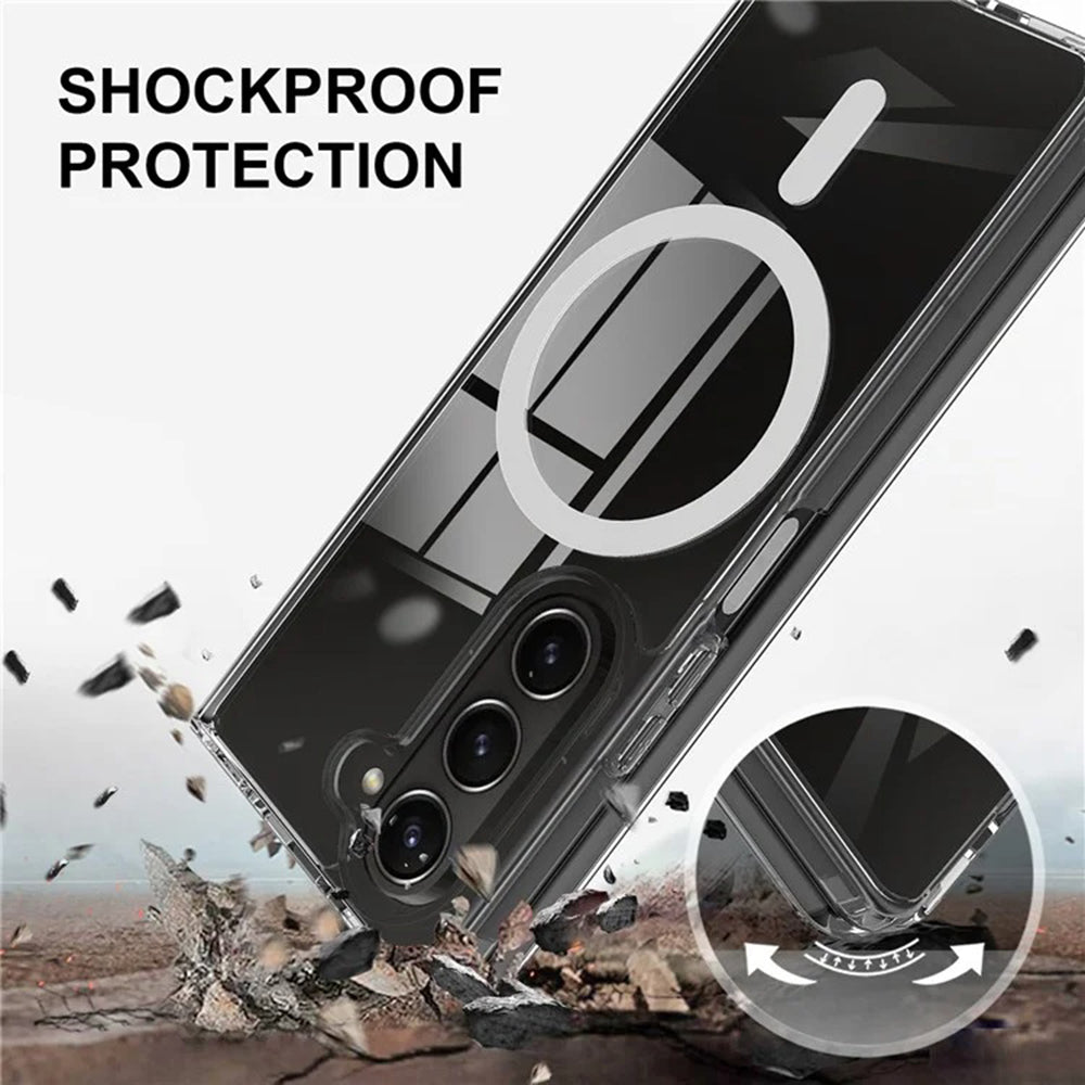 TechSuit Husa de protectie Techsuit MagSafe Pro compatibil cu Samsung Galaxy Z Fold6, Transparent – imagine 6