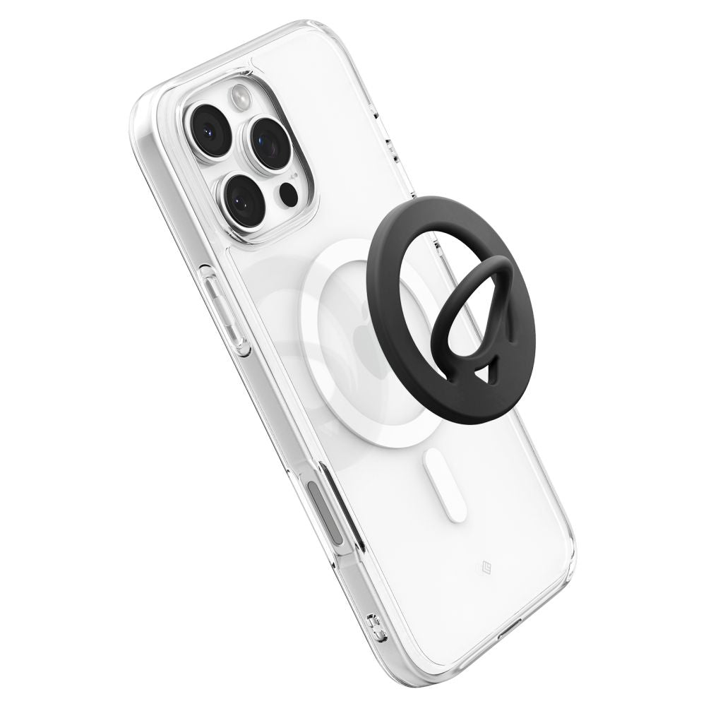 Spigen Suport Spigen Phone Ring Dual Pop MagSafe (AMP08886), with Flexible Finger Loop Grip, Dual Magnetic, Silicone, Ne