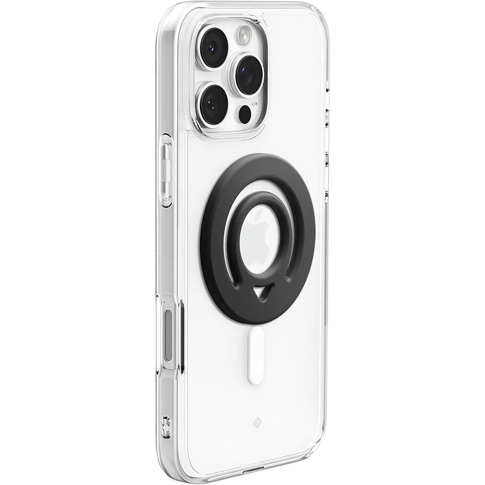 Spigen Suport Spigen Phone Ring Dual Pop MagSafe (AMP08886), with Flexible Finger Loop Grip, Dual Magnetic, Silicone, Ne