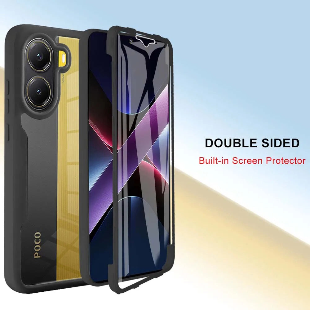 Techsuit - ColorVerse 360 Series + Screen Protector - Xiaomi Poco X7 Pro - Purple