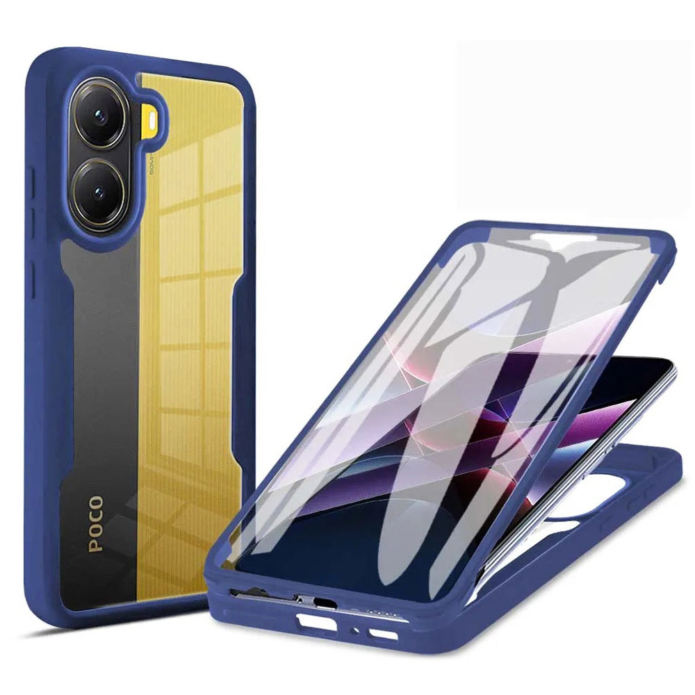 Techsuit - ColorVerse 360 Series + Screen Protector - Xiaomi Poco X7 Pro - Blue