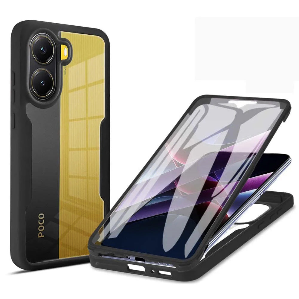 TechSuit Folie de protectie Techsuit ColorVerse 360 Series + compatibil cu Xiaomi Poco X7 Pro, Negru