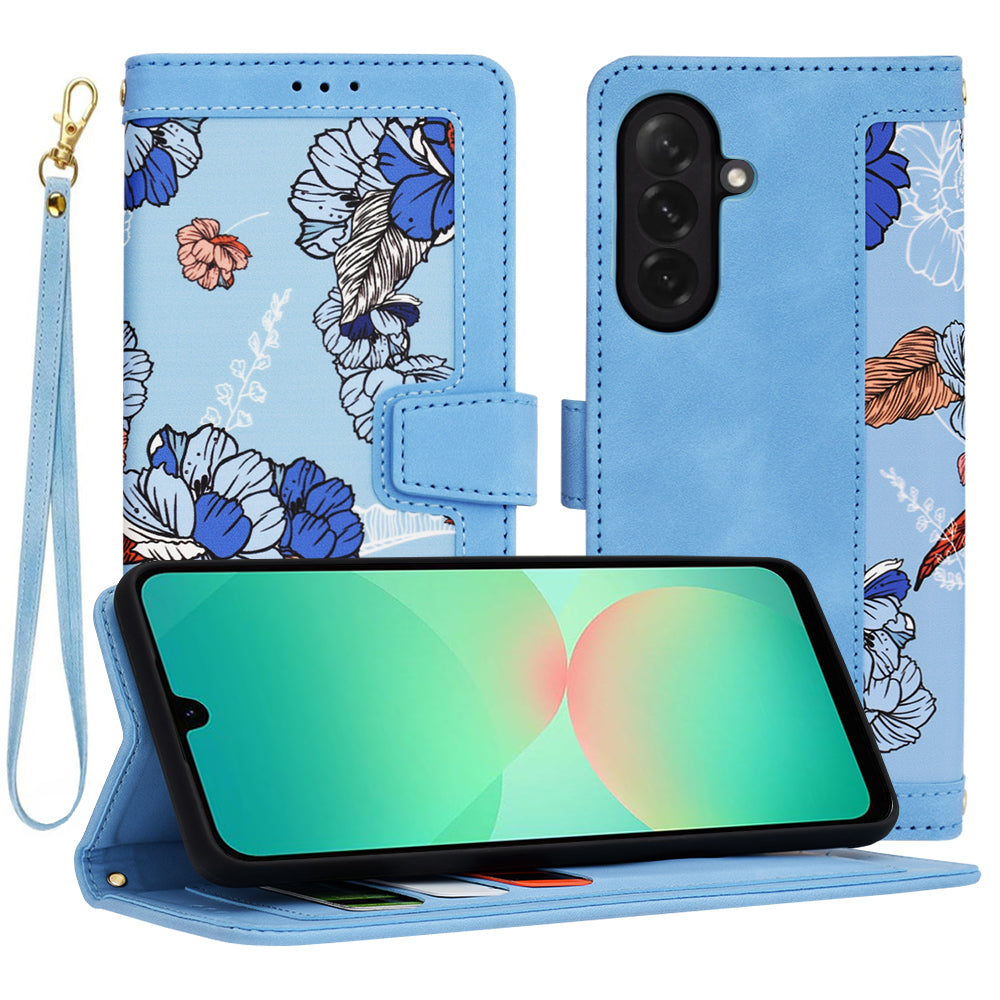Techsuit - FlipCraft - Samsung Galaxy A26 5G - Vibrant Blue