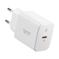 Spigen - Wall Charger Essential EE201EU (ACH08701) - Type-C, GaN, Fast Charging, PD20W, Quantum Boost - White