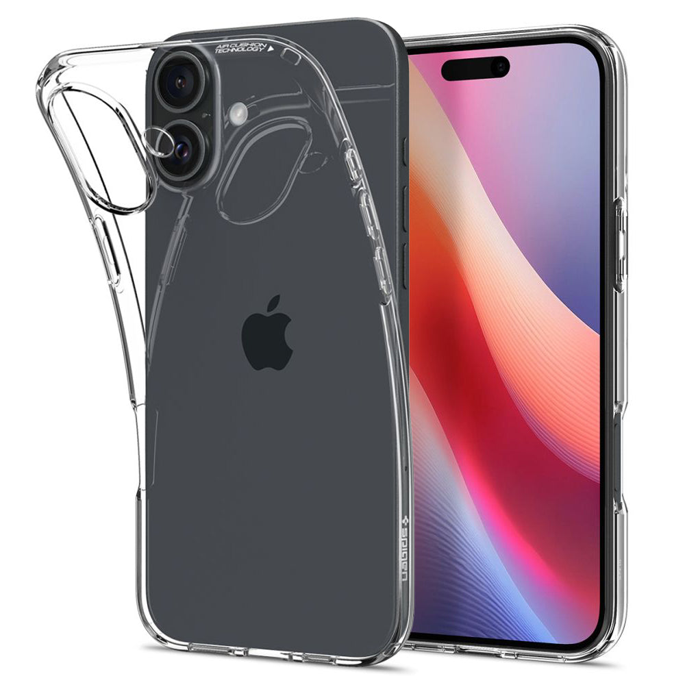 Spigen - Liquid Crystal (ACS08064) - iPhone 16 Plus - Crystal Clear