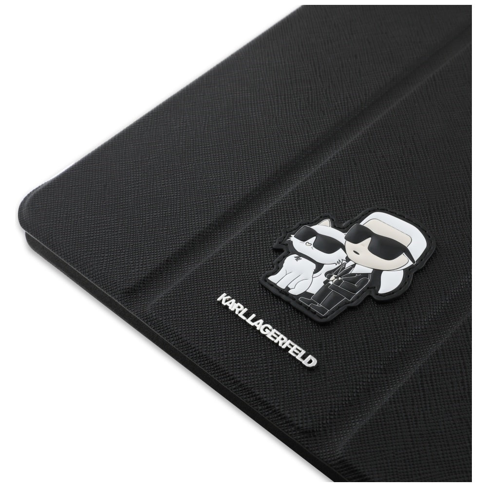 Karl Lagerfeld - Saffiano Magnetic Karl &Choupette (KLFC13RM24SAKCK) - iPad Air 13 (2024 / 2025 / 2026) - Black