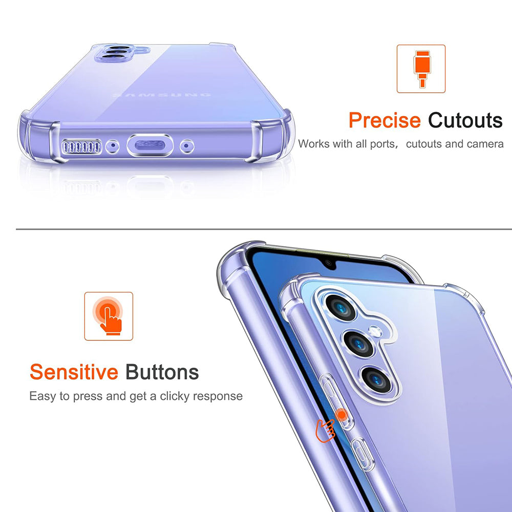 Techsuit - Shockproof Clear Silicone - Realme C75 - Clear