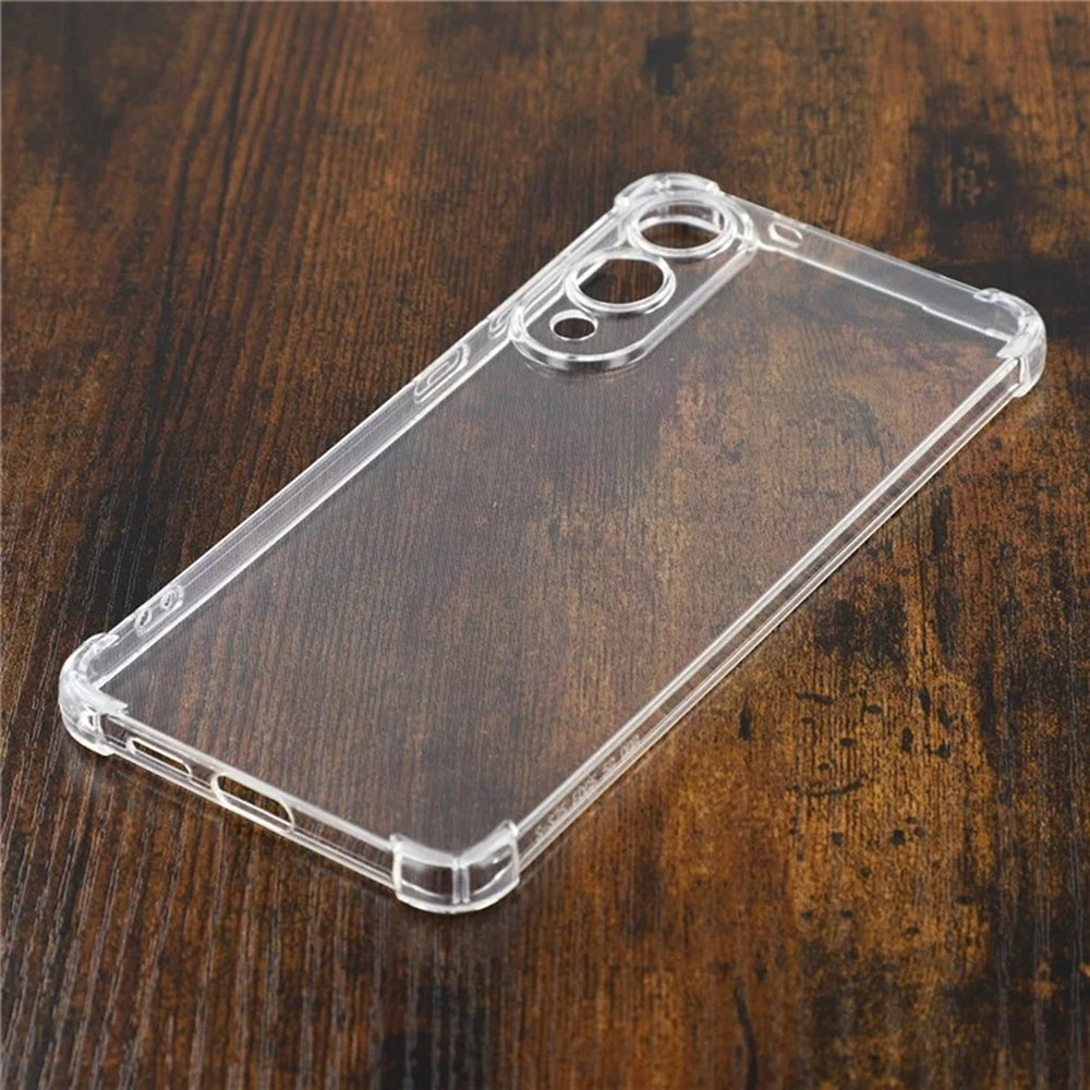 Techsuit - Shockproof Clear Silicone - Samsung Galaxy S25 Edge - Clear