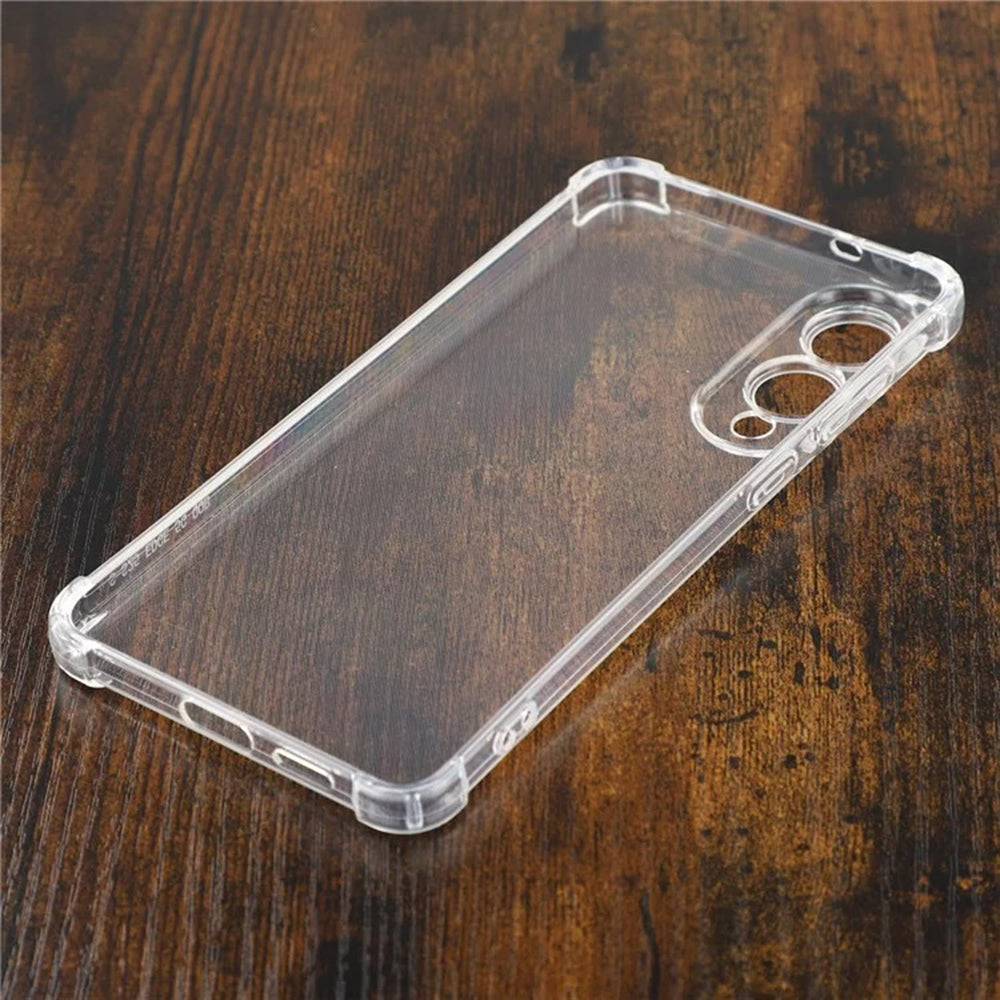 Techsuit - Shockproof Clear Silicone - Samsung Galaxy S25 Edge - Clear