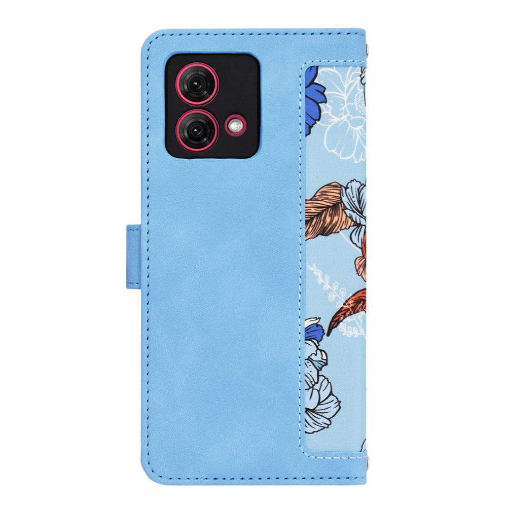 Techsuit - FlipCraft - Motorola Moto G84 - Vibrant Blue