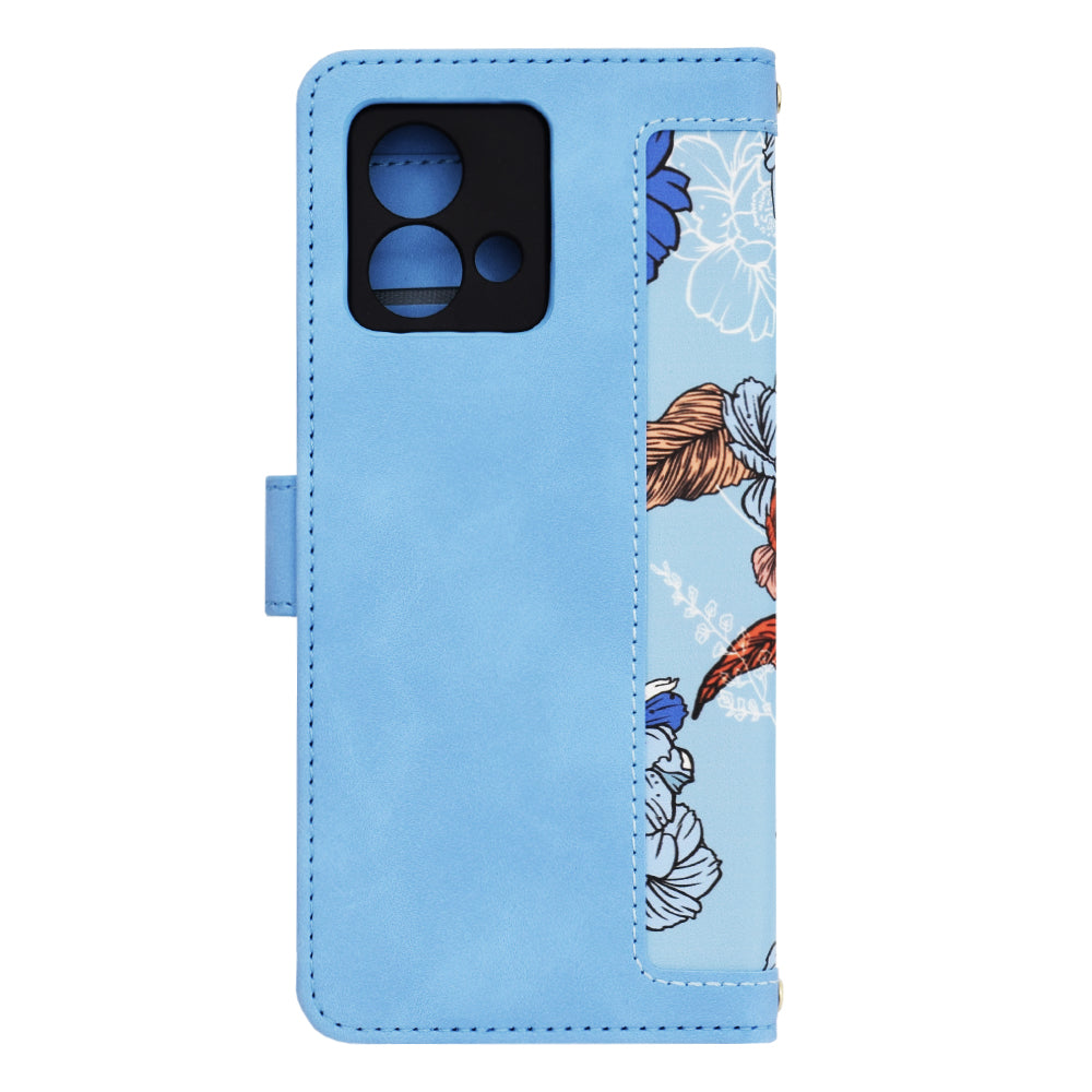 Techsuit - FlipCraft - Motorola Moto G84 - Vibrant Blue