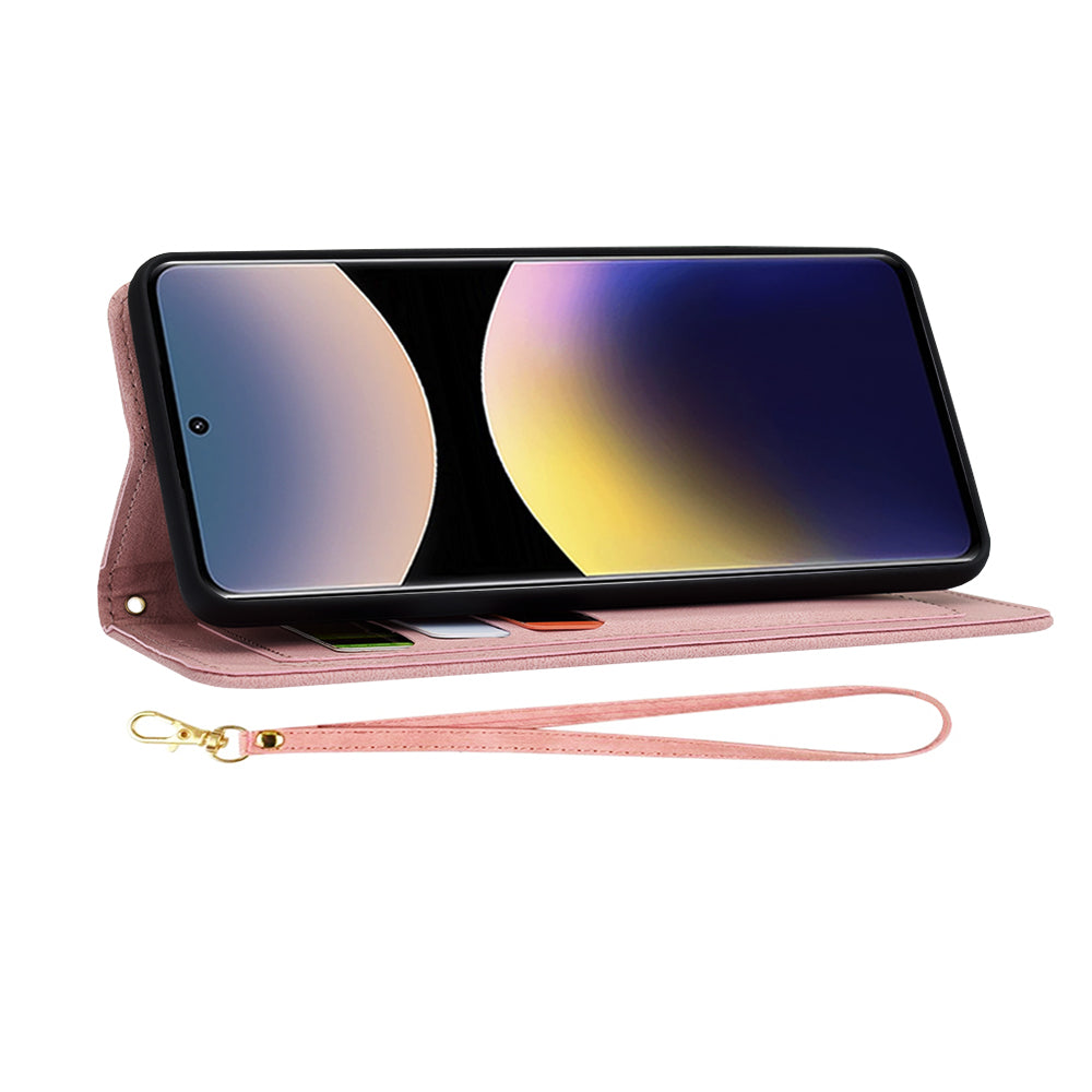 Techsuit - FlipCraft - Xiaomi Redmi Note 14 Pro 4G - Sweetheart Pink