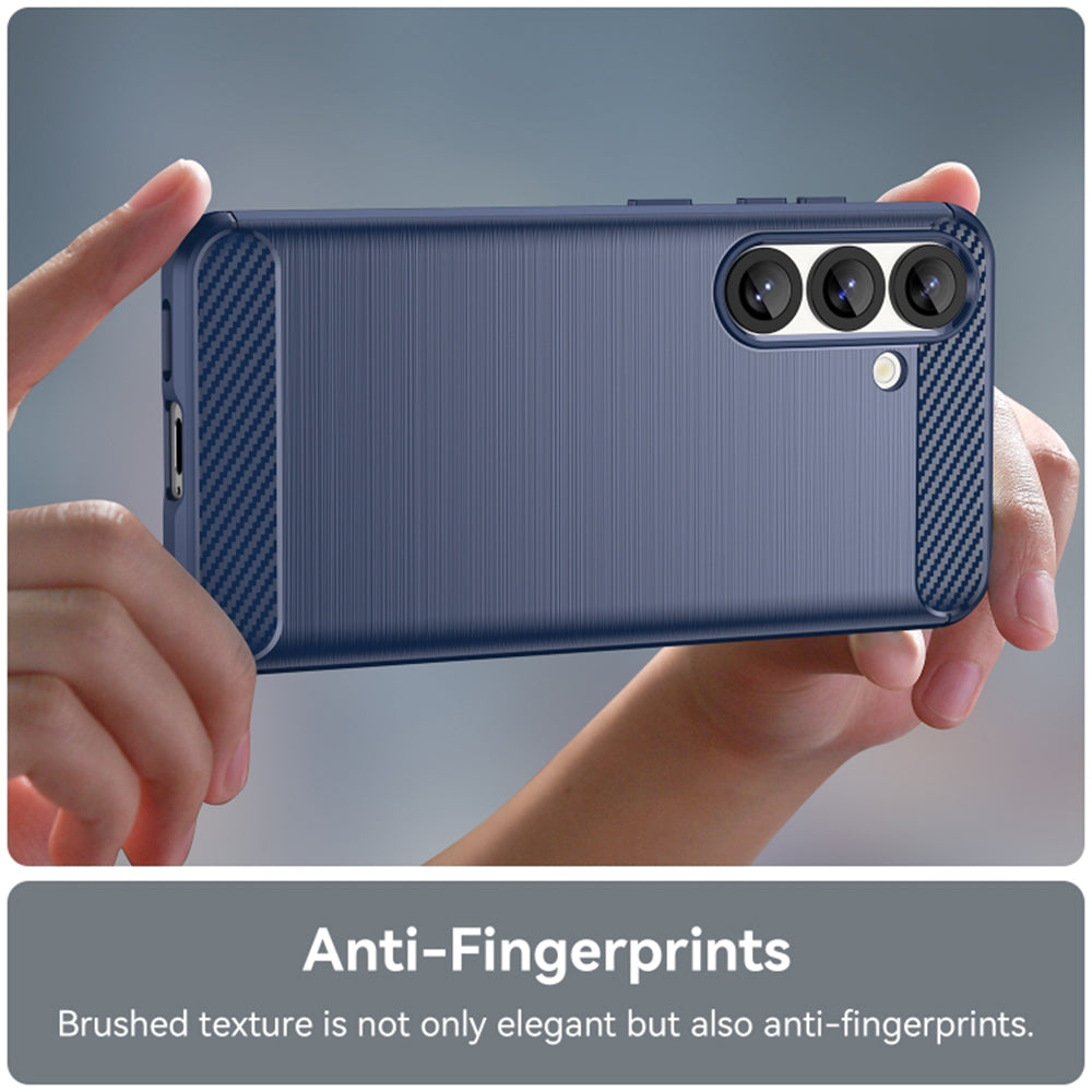 Techsuit - Carbon Silicone - Samsung Galaxy S25 Edge - Blue