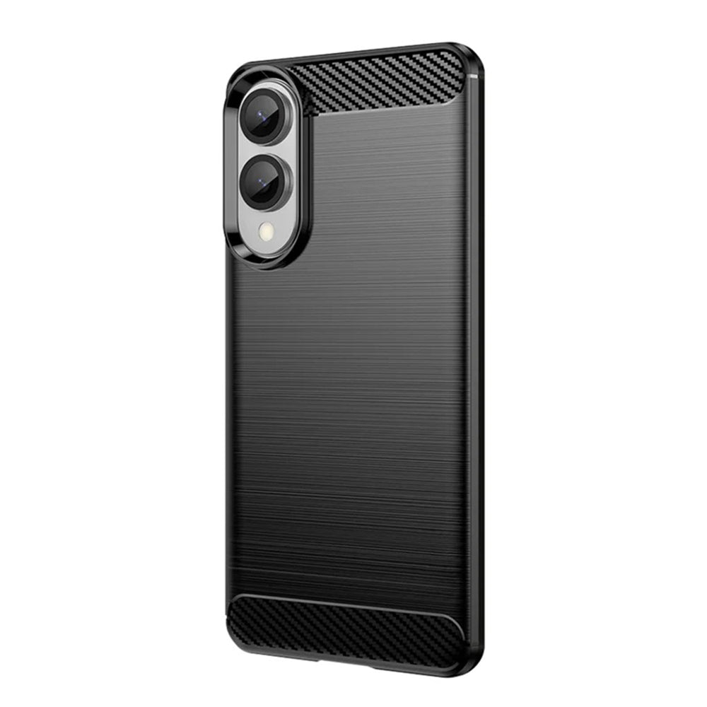 Techsuit - Carbon Silicone - Samsung Galaxy S25 Edge - Black