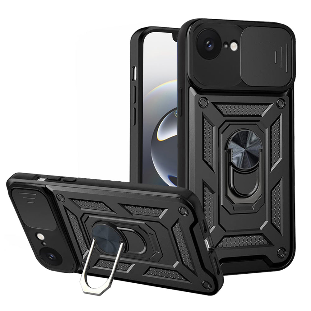 Techsuit - CamShield Series - iPhone 16e / iPhone 17e - Black