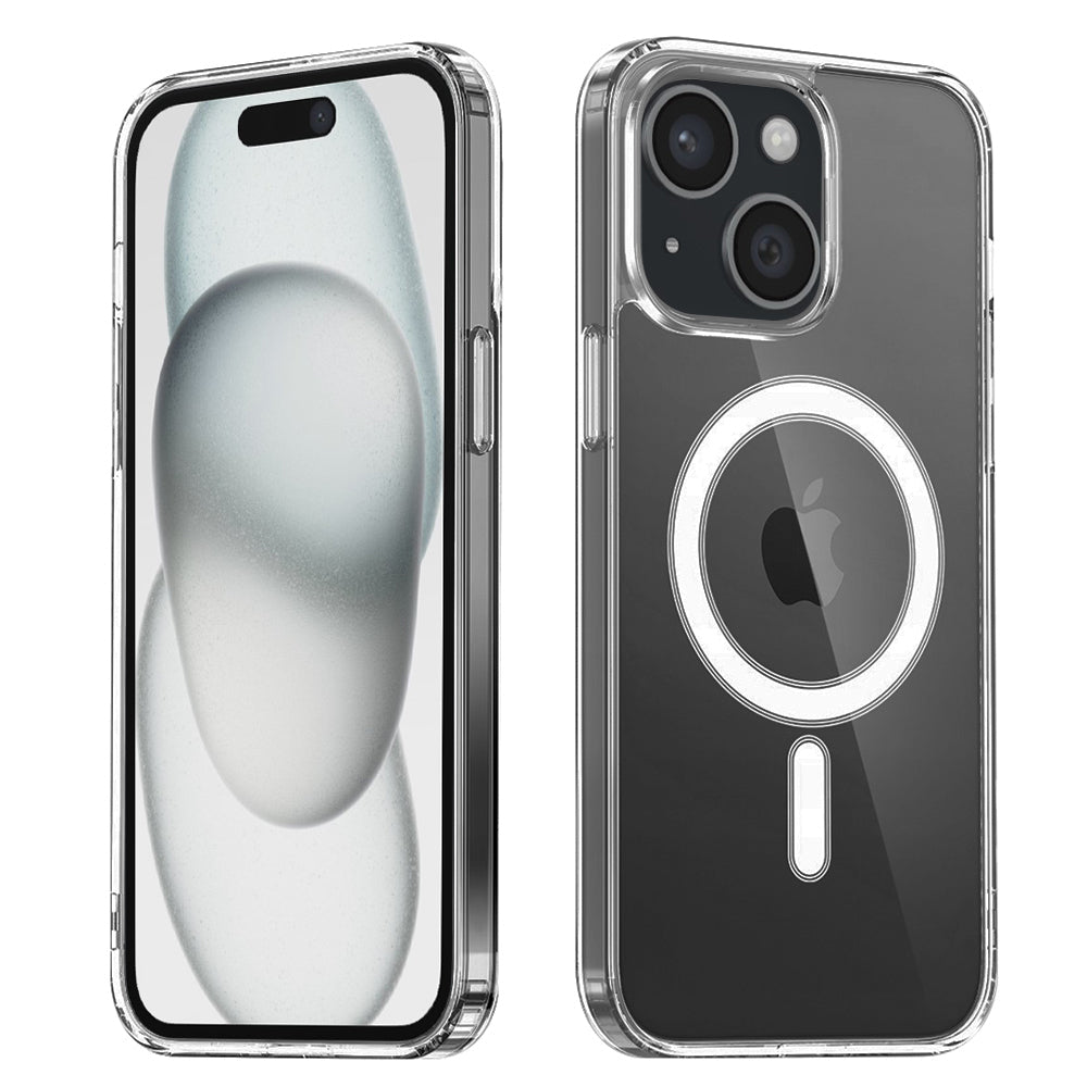 Husa de protectie Techsuit MagSafe Pro compatibil cu iPhone 15 Plus, Transparent