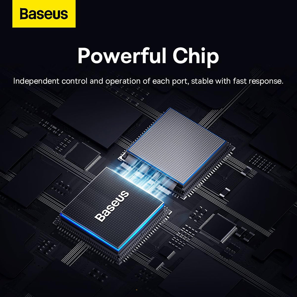 Baseus - Docking Station Lite Series (B0005280A813-03) - Type-C to 4x USB3.0, 5Gbps, Touch Control, Plug-and-Play - Spac