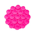 Techsuit - Phone Holder (SP-CUP) - Suction Pad for Selfies, Silicone, Adhesive Mount, Round Shape - Pink